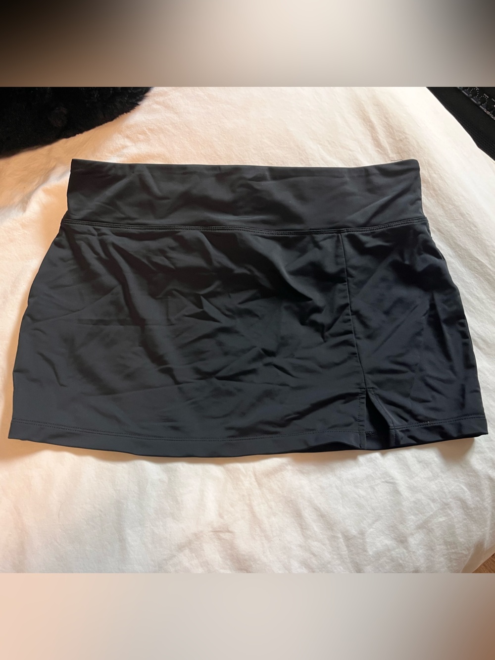 Black mini skirt - bathing suit cover up